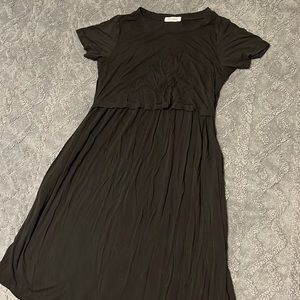 Black nursing dress